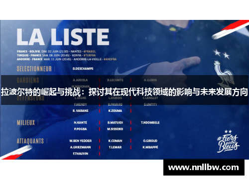 拉波尔特的崛起与挑战：探讨其在现代科技领域的影响与未来发展方向